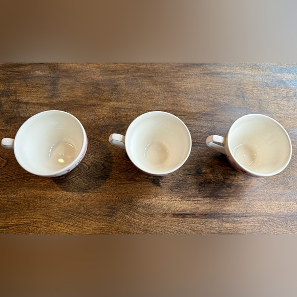 VTG Set of 6 Churchill Pink Willow Teacups with Saucers - Picture 10 of 13